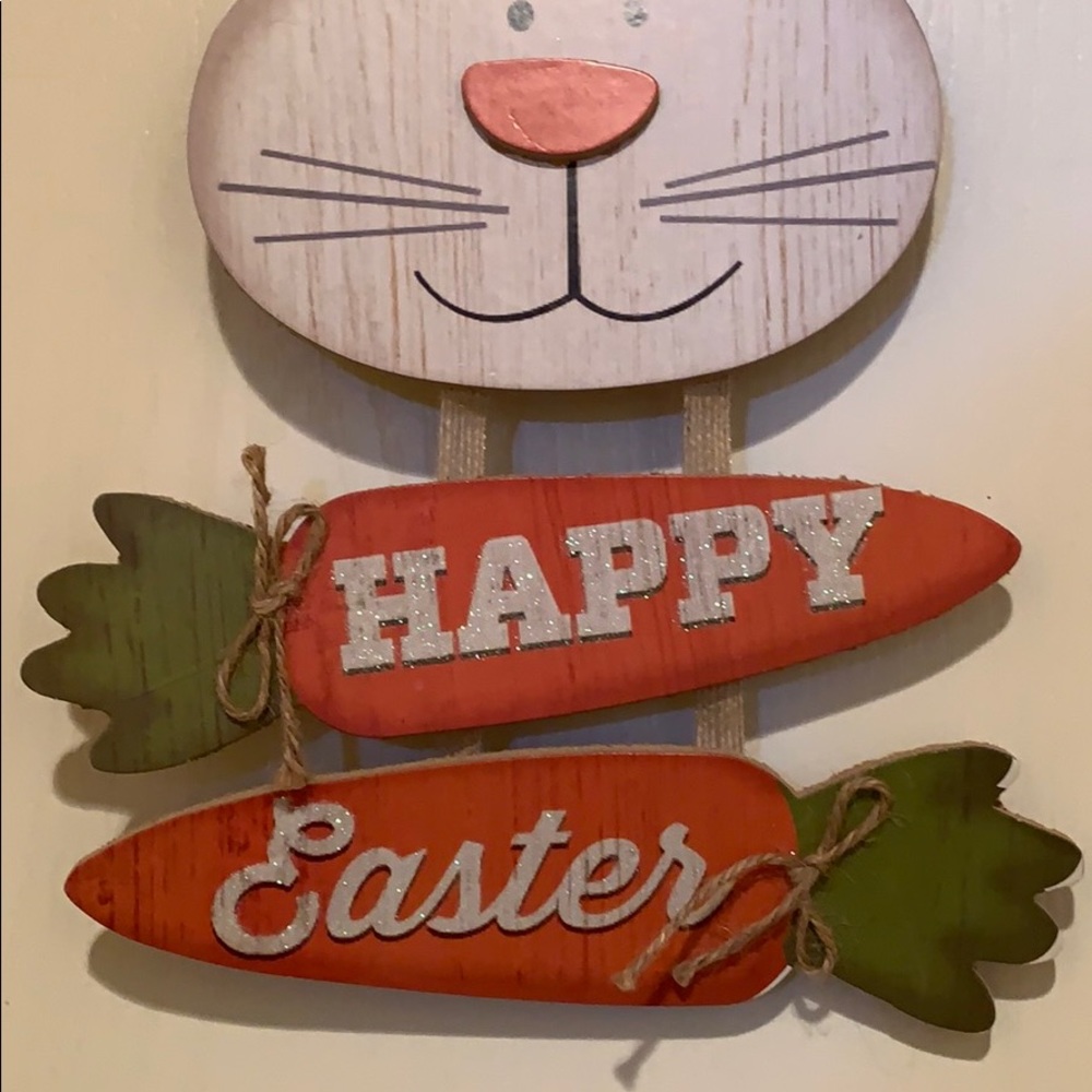 🐰Easter Rabbit Hanging Wall Signs, 14x9 in decor - Picture 5 of 8